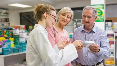 Where to Buy Vitaros Cream Online (Legally and Safely) Male health consultation photo (pharmacist and patient)